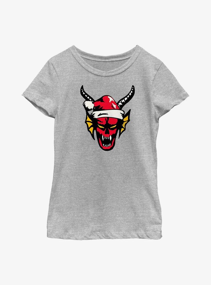 Stranger Things Christmas Hellfire Club Youth Girls T-Shirt