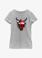 Stranger Things Christmas Hellfire Club Youth Girls T-Shirt