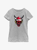 Stranger Things Christmas Hellfire Club Youth Girls T-Shirt