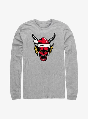 Stranger Things Christmas Hellfire Club Long-Sleeve T-Shirt
