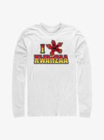 Stranger Things Demogorgon Kwanzaa Long-Sleeve T-Shirt