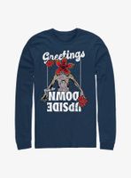 Stranger Things Demogorgon Season's Greetings Long-Sleeve T-Shirt