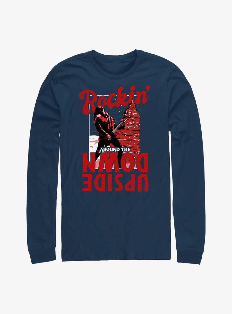 Stranger Things Holiday Rockin' Around Eddie Munson Long-Sleeve T-Shirt