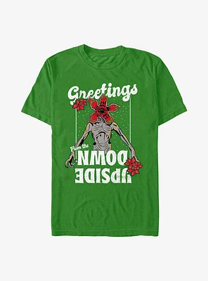 Stranger Things Demogorgon Season's Greetings T-Shirt
