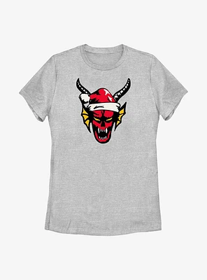 Stranger Things Christmas Hellfire Club Womens T-Shirt