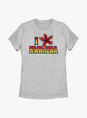 Stranger Things Demogorgon Kwanzaa Womens T-Shirt
