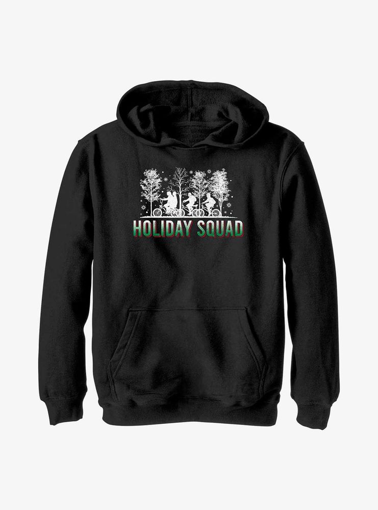 Stranger Things Holiday Squad Youth Hoodie