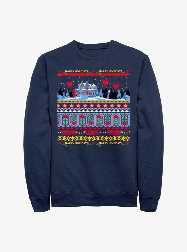 Stranger Things Creel House Ugly Sweater Sweatshirt