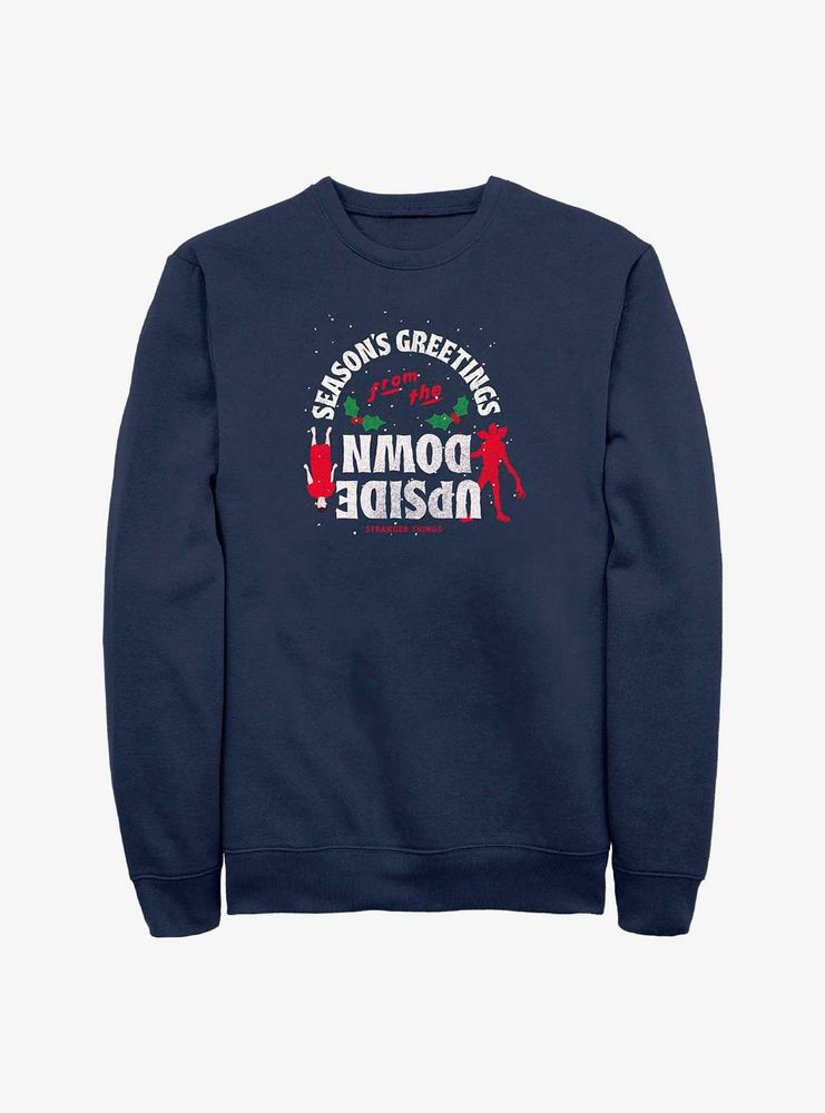 Stranger Things Season's Greetings From The Upside Down Sweatshirt