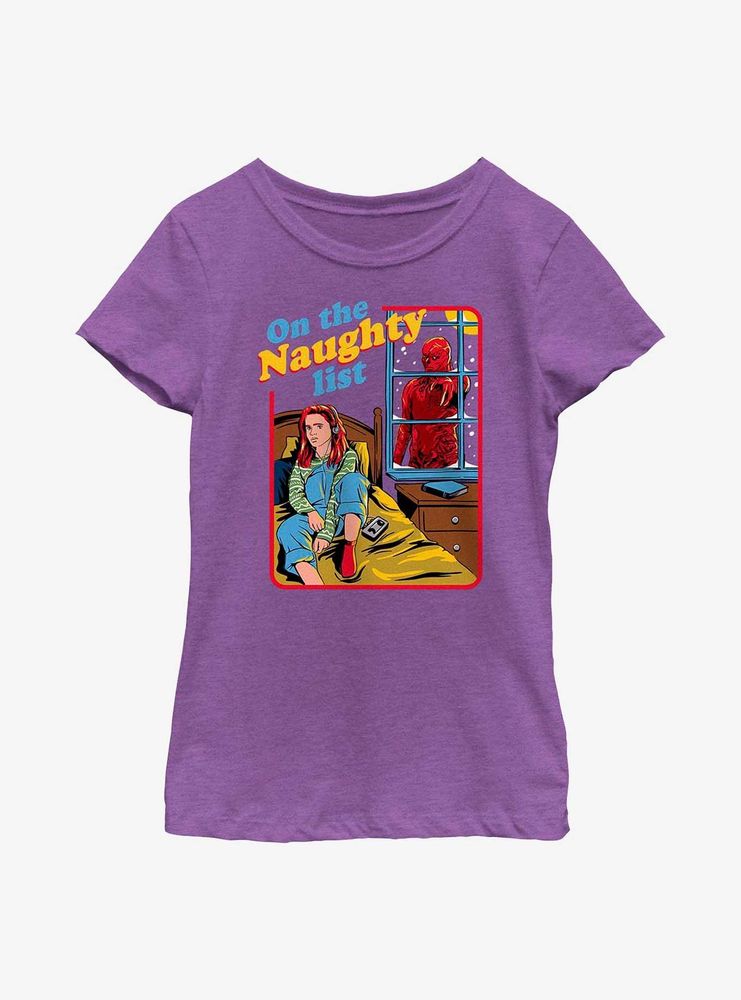 Stranger Things Max On The Naughty List Youth Girls T-Shirt