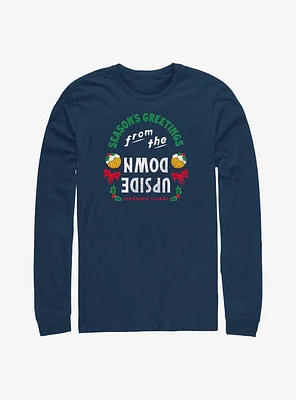 Stranger Things Greetings From The Upside Down Long-Sleeve T-Shirt