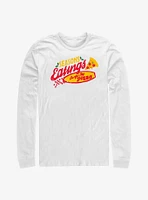 Stranger Things Season's Eatings Surfer Boy Pizza Logo Long-Sleeve T-Shirt