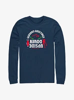 Stranger Things Season's Greetings From The Upside Down Long-Sleeve T-Shirt