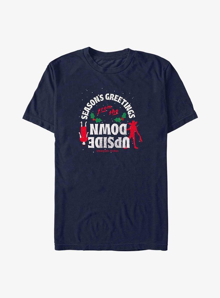 Stranger Things Season's Greetings From The Upside Down T-Shirt