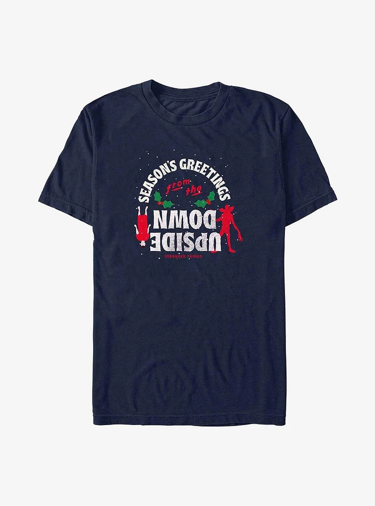 Stranger Things Season's Greetings From The Upside Down T-Shirt