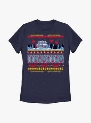Stranger Things Creel House Ugly Sweater Womens T-Shirt