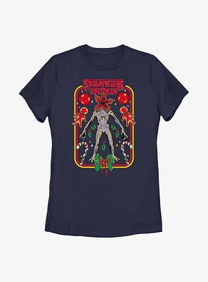 Stranger Things Demogorgon Holiday Womens T-Shirt