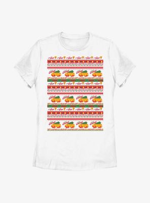 Stranger Things Surfer Boy Pizza Ugly Sweater Womens T-Shirt