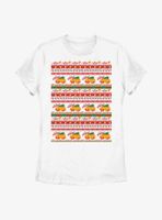 Stranger Things Surfer Boy Pizza Ugly Sweater Womens T-Shirt