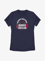 Stranger Things Season's Greetings From The Upside Down Womens T-Shirt