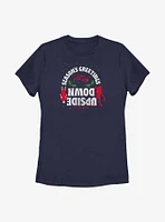 Stranger Things Season's Greetings From The Upside Down Womens T-Shirt