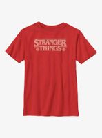 Stranger Things Holiday Knitted Logo Youth T-Shirt