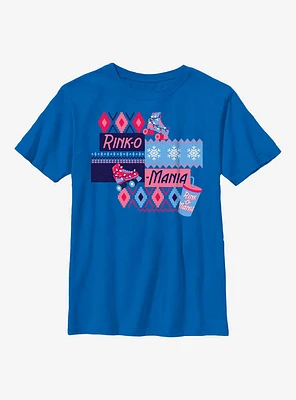 Stranger Things Holiday Rink-O-Mania Youth T-Shirt