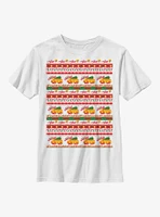 Stranger Things Surfer Boy Pizza Ugly Sweater Youth T-Shirt