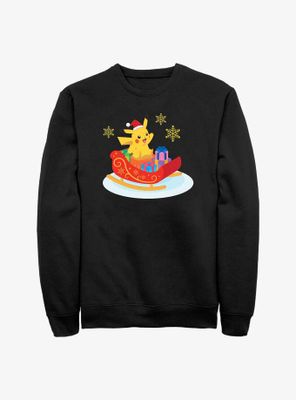 Pokémon Pikachu Christmas Ride Sweatshirt