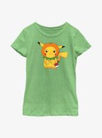 Pokémon Pumpkin Hat Pikachu Youth Girls T-Shirt