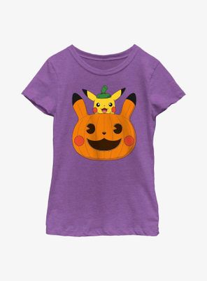 Pokémon Pumpkin Pikachu Youth Girls T-Shirt