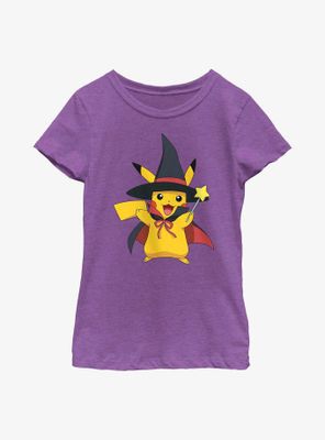 Pokémon Witch Hat Pikachu Youth Girls T-Shirt