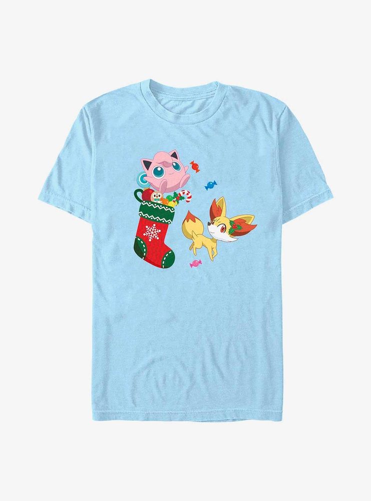 Pokémon Jigglypuff And Fennekin Gift Stocking T-Shirt