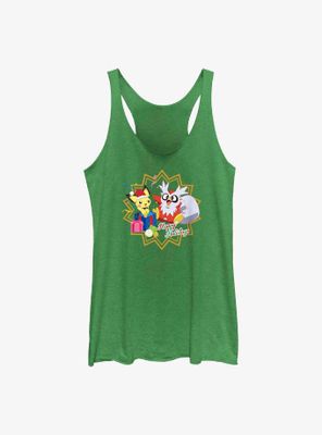 Pokémon Pichu And Delibird Holiday Party Womens Tank Top