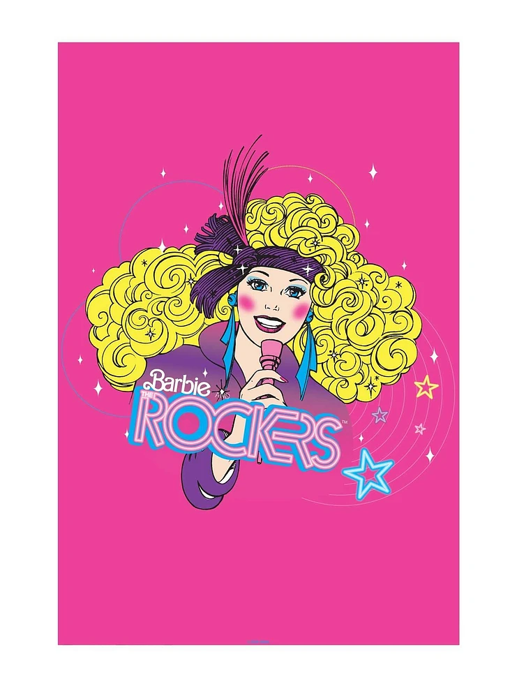 Barbie 80's Rockers Poster