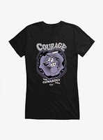 Cartoon Network Courage The Cowardly Dog Anxious Girls T-Shirt
