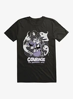 Cartoon Network Courage The Cowardly Dog Ghosts T-Shirt