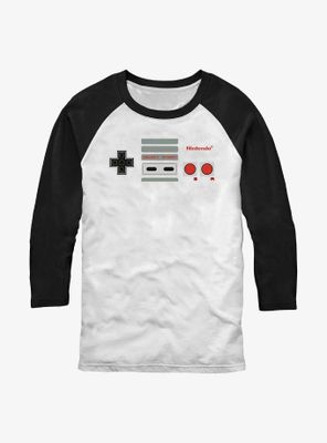 Nintendo Nes Controller Raglan T-Shirt