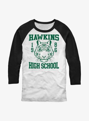 Stranger Things Hawkins High School 1986 Raglan T-Shirt