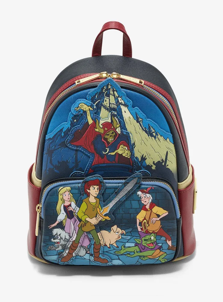 Loungefly Disney The Black Cauldron Group Portrait Mini Backpack