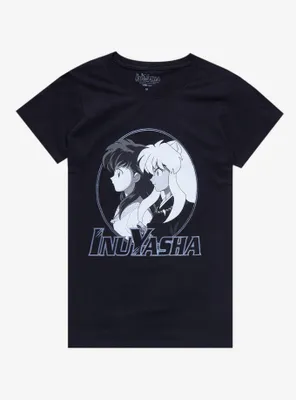 InuYasha Duo Metallic Foil Girls T-Shirt