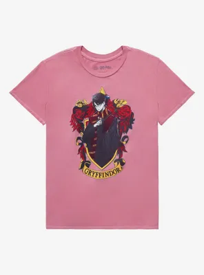 Harry Potter Gryffindor Anime Portrait Boyfriend Fit Girls T-Shirt