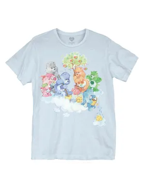 Care Bears Cloud Tree Plant Boyfriend Fit Girls T-Shirt