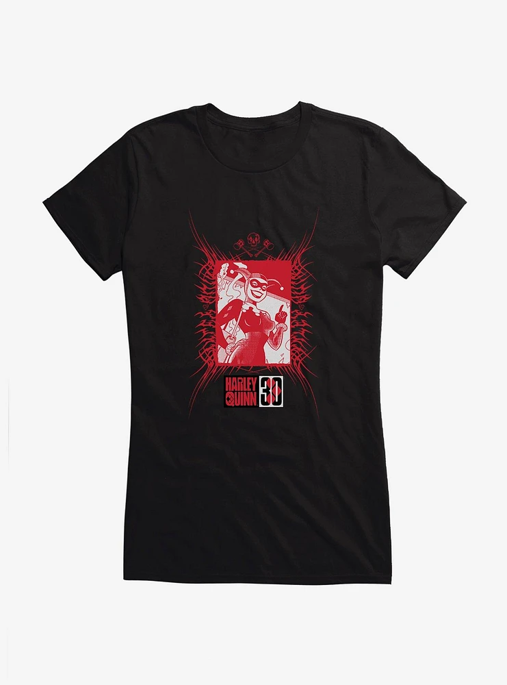 Harley Quinn Classic Smile Girls T-Shirt