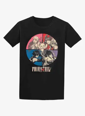 Fairy Tail Circular Panel Boyfriend Fit Girls T-Shirt