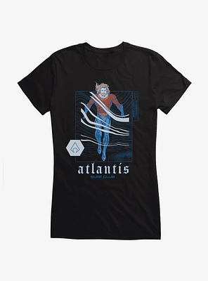 DC Comics Aquaman Classic Atlantis Surf Club Girls T-Shirt