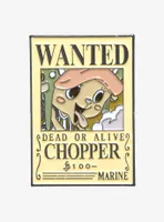 One Piece Chopper Wanted Poster Enamel Pin - BoxLunch Exclusive