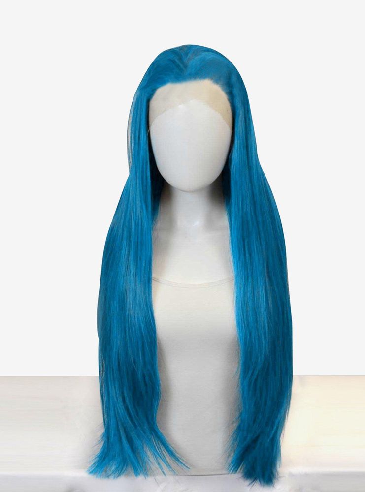 Epic Cosplay Nemesis Teal Blue Mix Long Lace Front Wig