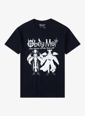 Obey Me! Lucifer & Diavolo Boyfriend Fit Girls T-Shirt