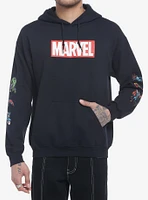 Marvel Logo & Characters Hoodie